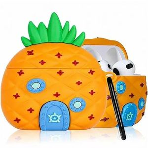 SpongeBob Pineapple House AirPods cover Case for 1 or 2 Generation earphones*